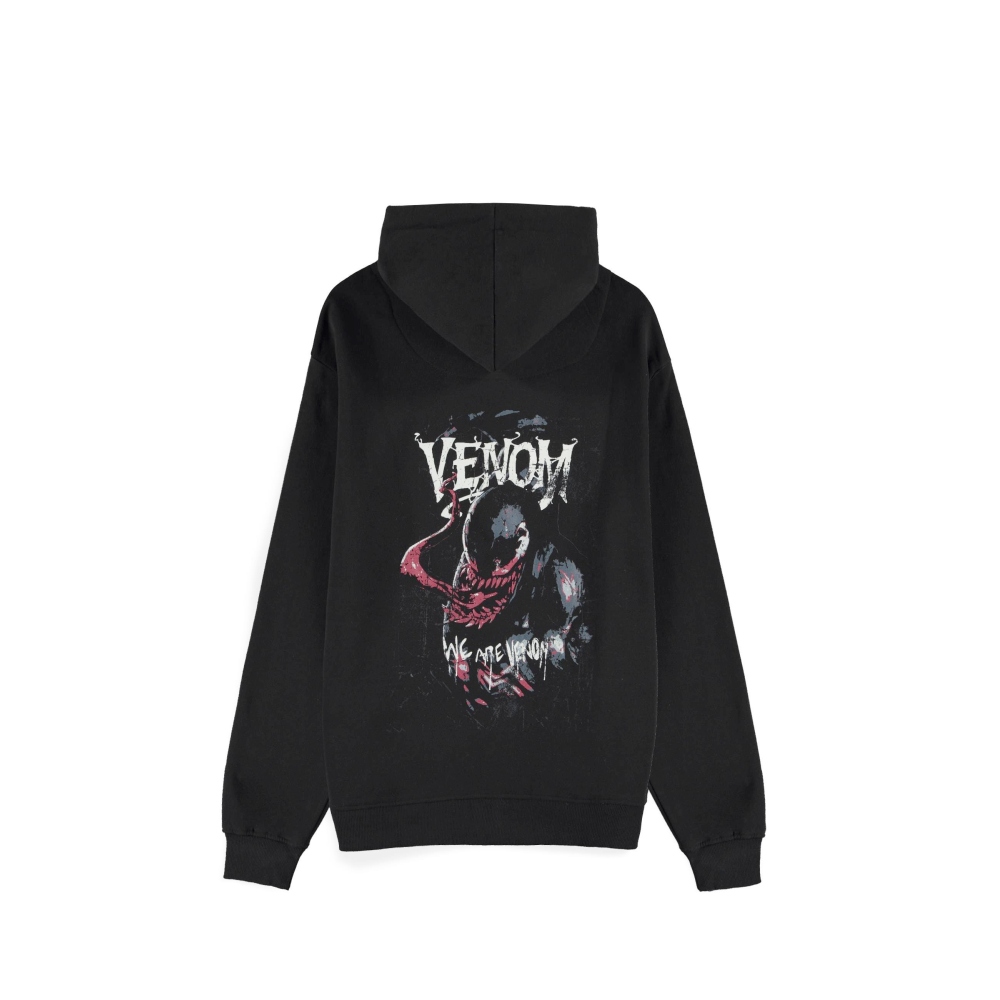 Marvel Venom - Graphic Kapuzenpullover mit Reißverschluss - Schwarz